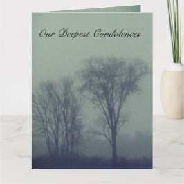 Tarjeta Condolencia familiar