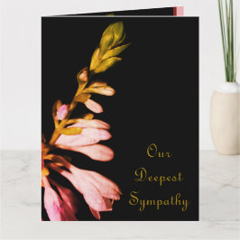 Tarjeta Condolencia floral