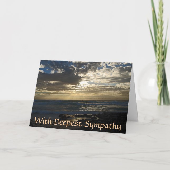 Tarjeta Condolencia para la pérdida de madre (Anverso)