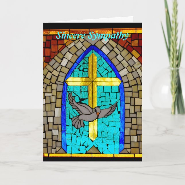 Tarjeta Condolencia sincera (Anverso)