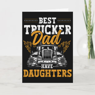 Tarjeta Conductor de camión Mejor papá camionero jamás Cam