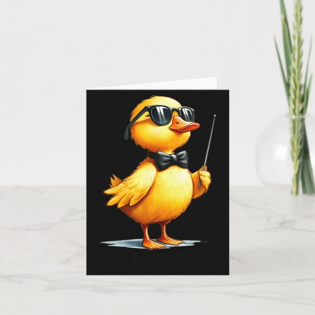 Tarjeta Conductor, Funny Duck Quote  (Anverso)