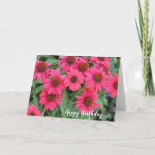 Tarjeta Conefarrias Púrpura Rosa Cumpleaños