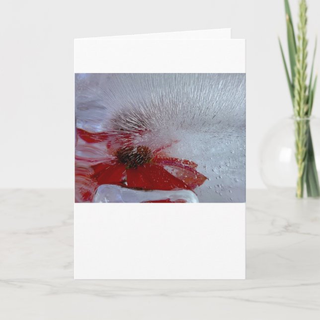 Tarjeta Conefluencia en hielo, (Anverso)