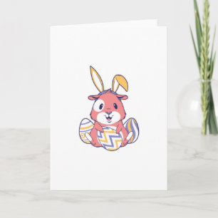 Tarjeta Conejillo de Pascua
