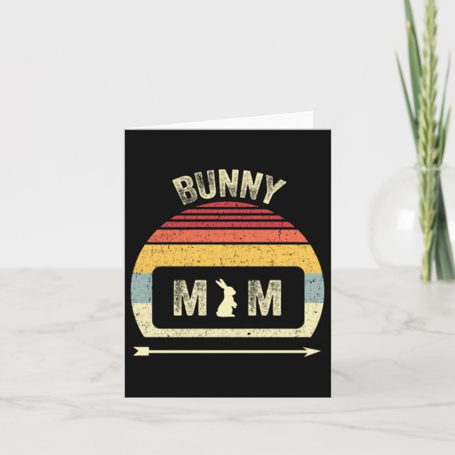 Tarjeta Conejito de Pascua (Anverso)