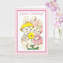 Tarjeta Conejito de Pascua