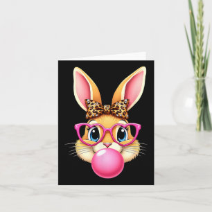 Tarjeta Conejito de Pascua Lindo Chicle Mujer Chicas