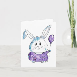 Tarjeta Conejito Pequeño Caprichoso y Lindo