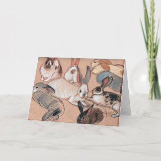 Tarjeta ¡Conejitos!
