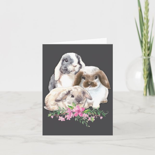 Tarjeta Conejitos Conejitos Mamá Conejo (Anverso)