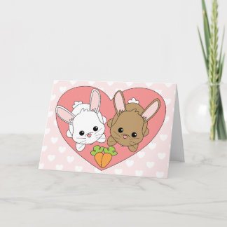 Tarjeta Conejitos de Amor