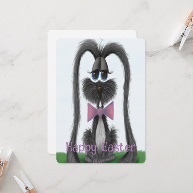 Tarjeta Conejo adorable Bunny  (Anverso/Reverso In Situ)