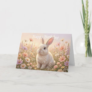 Tarjeta Conejo Blanco