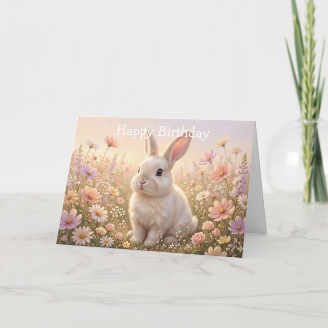 Tarjeta Conejo Blanco (Anverso)