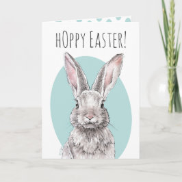 Tarjeta Conejo Bunny Hoppy Semana Santa Primavera Animales