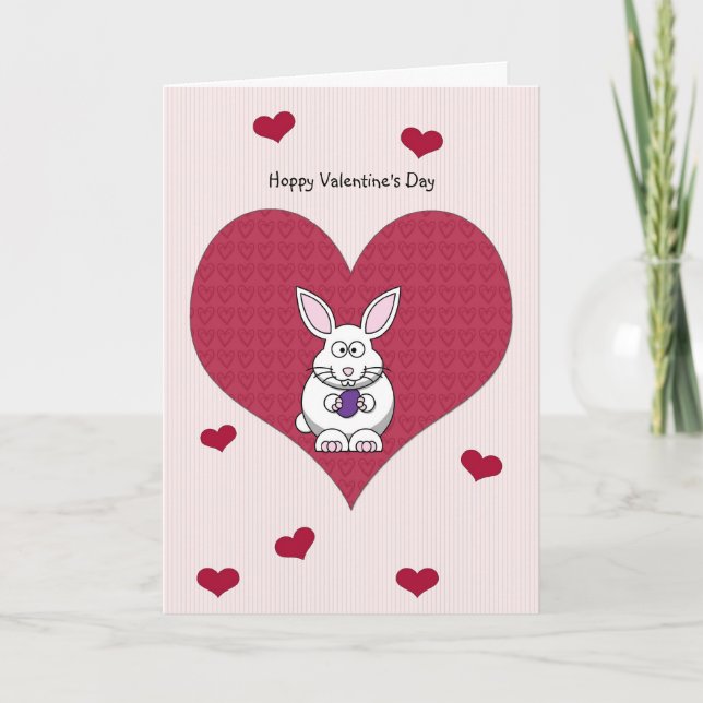 Tarjeta Conejo Conejo Conejo el día de San Valentí (Anverso)