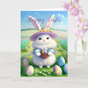 Tarjeta Conejo Cute Easter 01