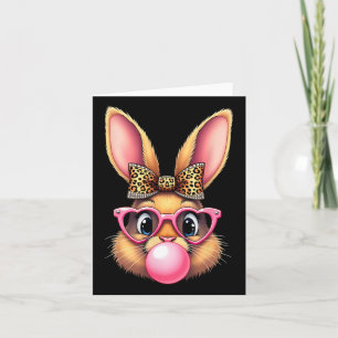 Tarjeta Conejo de conejo de pascua espuma de Chica de goma