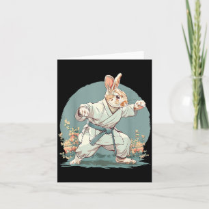 Tarjeta Conejo de Kickboxing Taekwondo Karate MMA