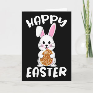 Tarjeta Conejo de Pascua Feliz Huevo Jirafa Imprimir Conej