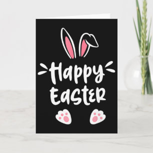 Tarjeta Conejo de Pascua Feliz Pascua Huevo de Pascua Homb