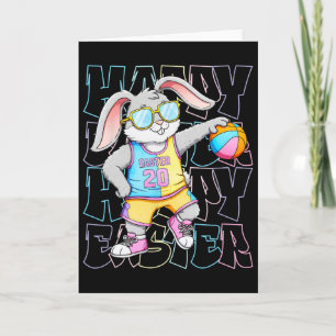 Tarjeta Conejo de Pascua genial Sketll Feliz Pascua para n