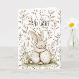 Tarjeta Conejo de Pascua Huevo de Pascua