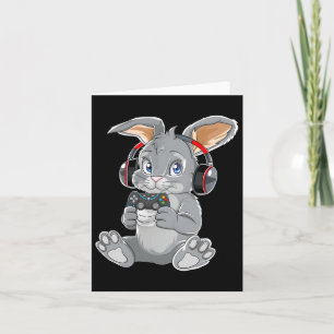 Tarjeta Conejo de Pascua Huevo Divertido Chicos Chicas Niñ