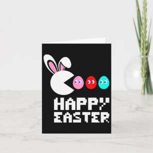 Tarjeta Conejo de Pascua Huevo Videojuego Chicos Chicas Ni