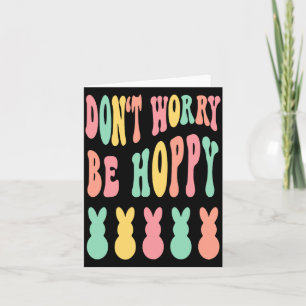 Tarjeta Conejo de Pascua Salta Preocupación Diseño de Moda