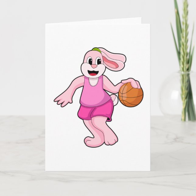 Tarjeta Conejo en deportes de baloncesto (Anverso)