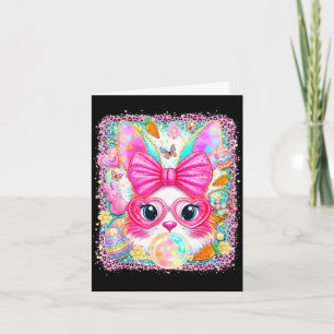 Tarjeta Conejo feliz de Pascua cara de conejito lindo sopl