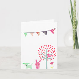 Tarjeta Conejo Feliz Pascua