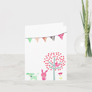 Tarjeta Conejo Feliz Pascua