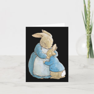 Tarjeta Conejo Madre Peter Retro Cottagecore Easter Bunny