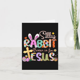 Tarjeta Conejo tonto la pascua es para jesus conejito lind