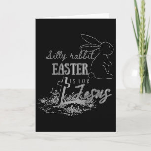 Tarjeta Conejo Tonto La Pascua Es Para Jesús Mujeres Crist
