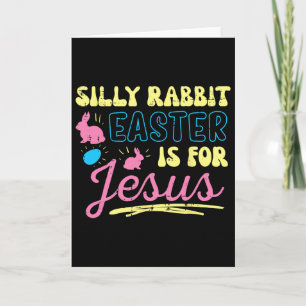 Tarjeta Conejo Tonto Pascua Para Jesús Religiosas Niñas
