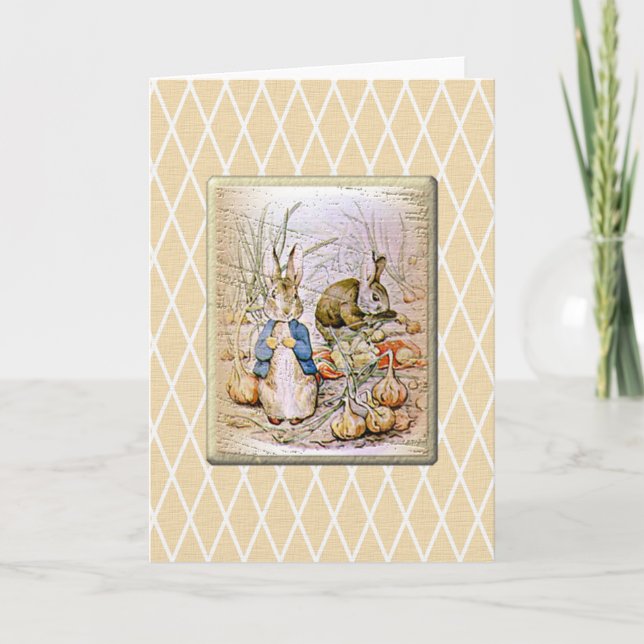 Tarjeta Conejo y amigos (Anverso)