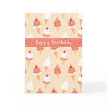 Cones De Helado Cuadros Con Patrón De Rociadores