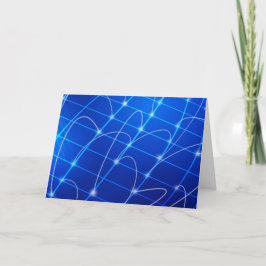 Tarjeta Conexiones de red azul y blanco