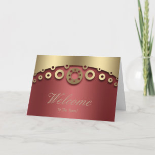 Tarjeta Confeti de Hoja de Oro Falso Elegantes Destellos B