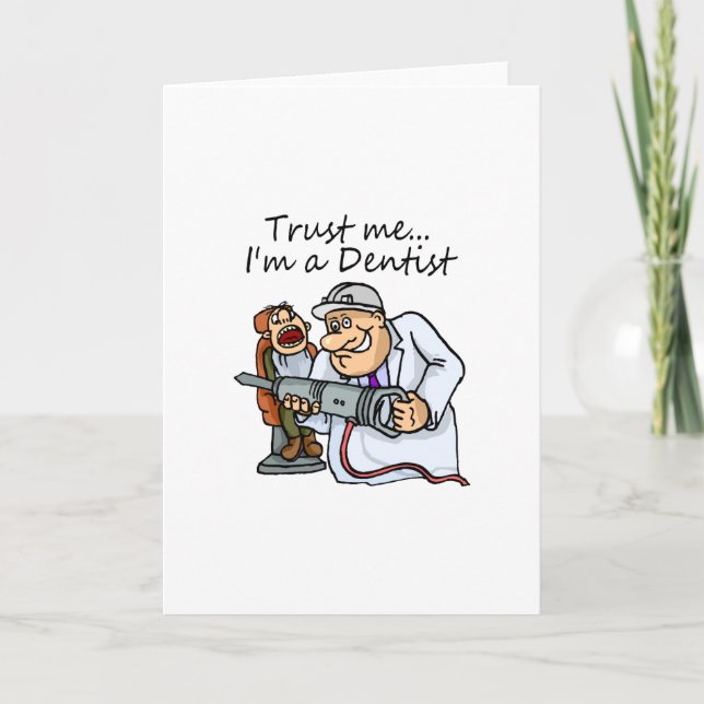 Tarjeta Confía en mí, soy dentista (Anverso)