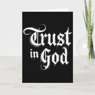 Tarjeta Confiar en Dios 