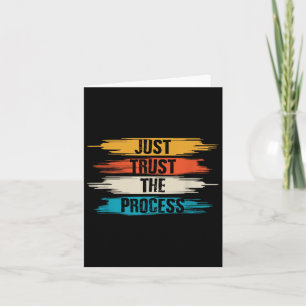 Tarjeta Confiar En El Proceso _ Motivación De Inspiración