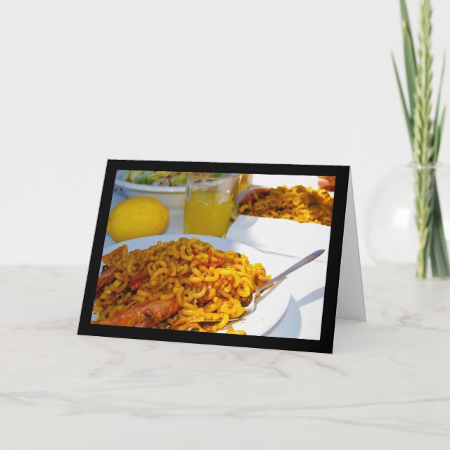 Tarjeta Configuración de cocina española (Anverso)
