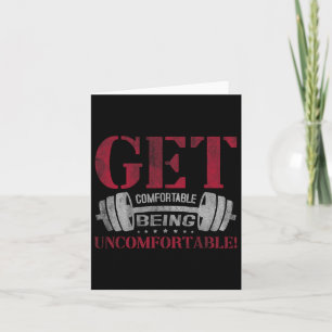 Tarjeta Confortable E Incómodo Gym Fitness Bo