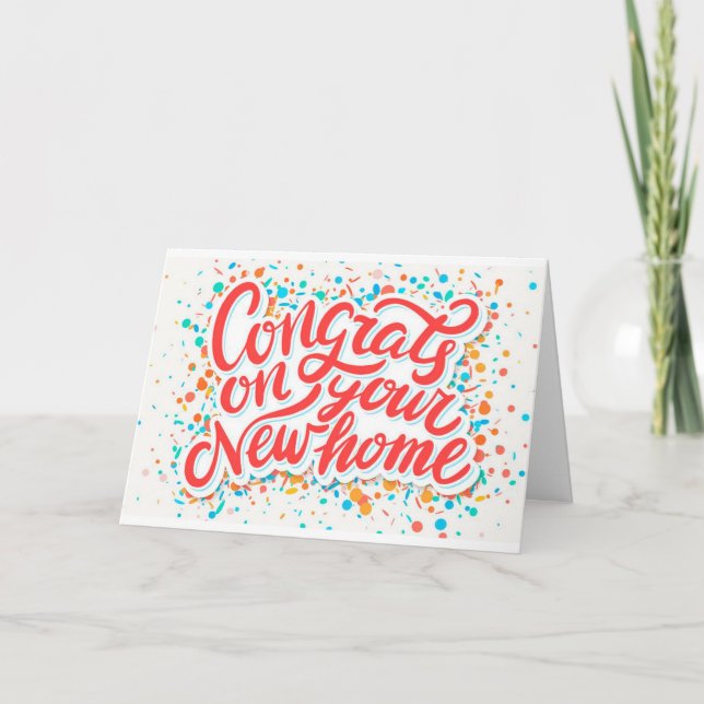 TARJETA ¡¡¡CONGRAMAS EN TU NUEVO HOGAR!!! ¡¡¡CAMINO A IR!! (Anverso)