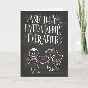 Tarjeta Congrats, And They Lived Happily Ever After